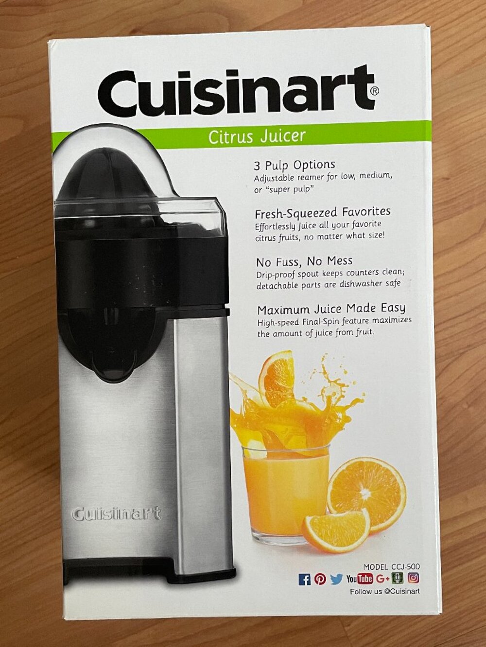 Cuisinart Citrus Juicer - Makes Fruit Juice Easy!!
